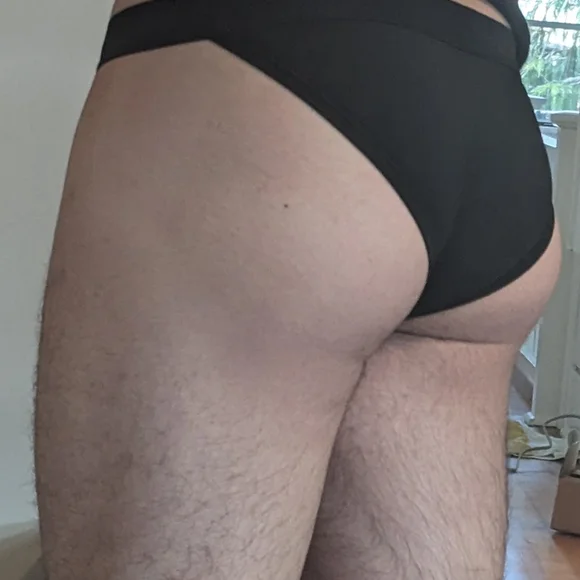 Men's Black Brief Hip High Cut Small - Picture 3 of 4